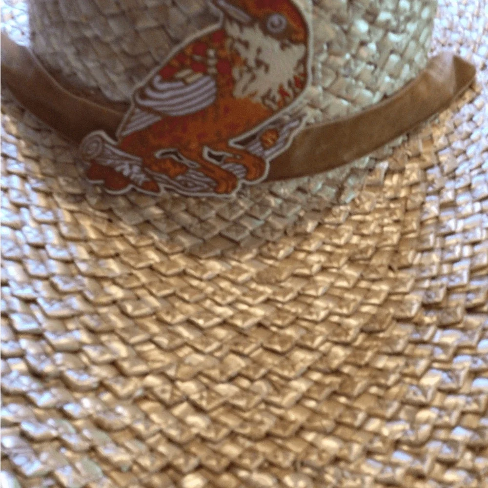 NEW! Lack of Color straw scallop upcycled boater